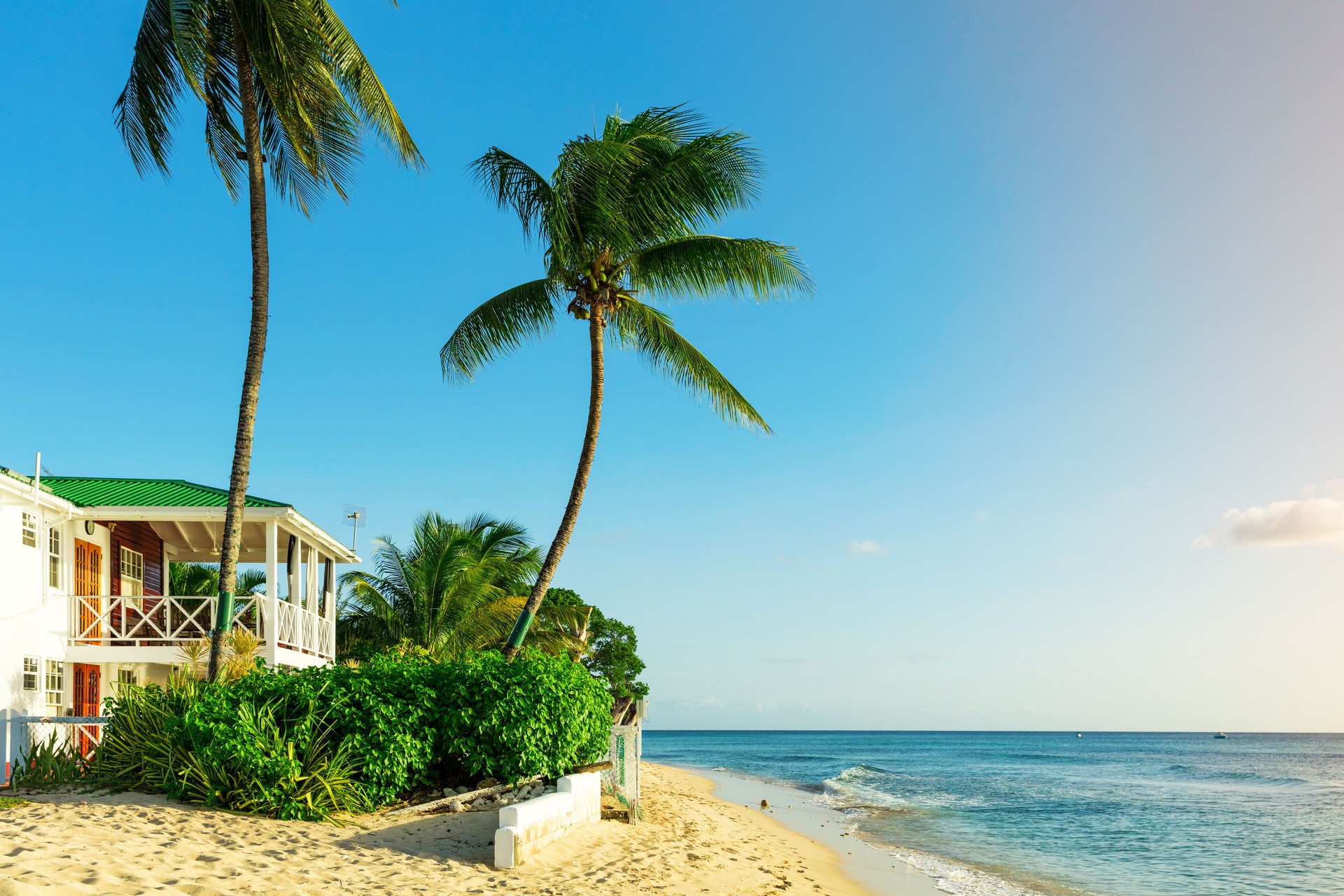 Beachfront living on the tropical island of Barbados